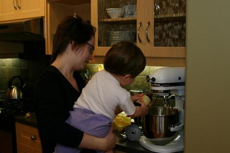 Making cookie dough