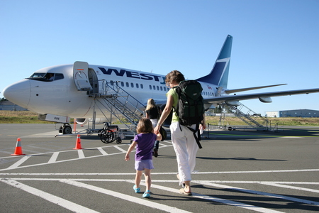 On the tarmac