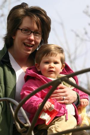 Alice and Mommy at the Zoo